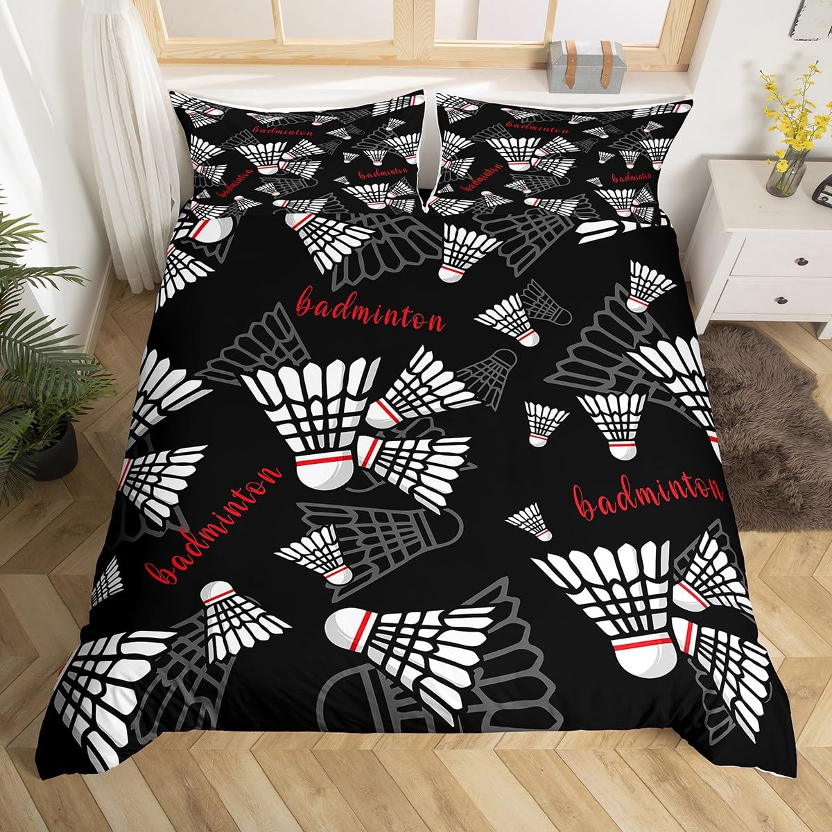 Badminton Duvet Cover Twin Que - đánh giá và giá Badminton Queen