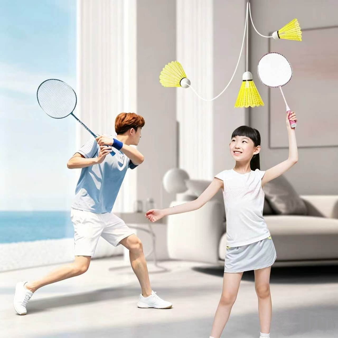 3Pcs Elastic Badminton Set wit - đánh giá và giá Badminton Talk