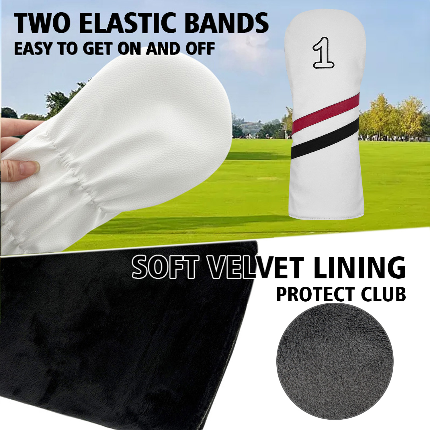 1/4pcs Golf Club Cover, Number - đánh giá và giá Badminton Club