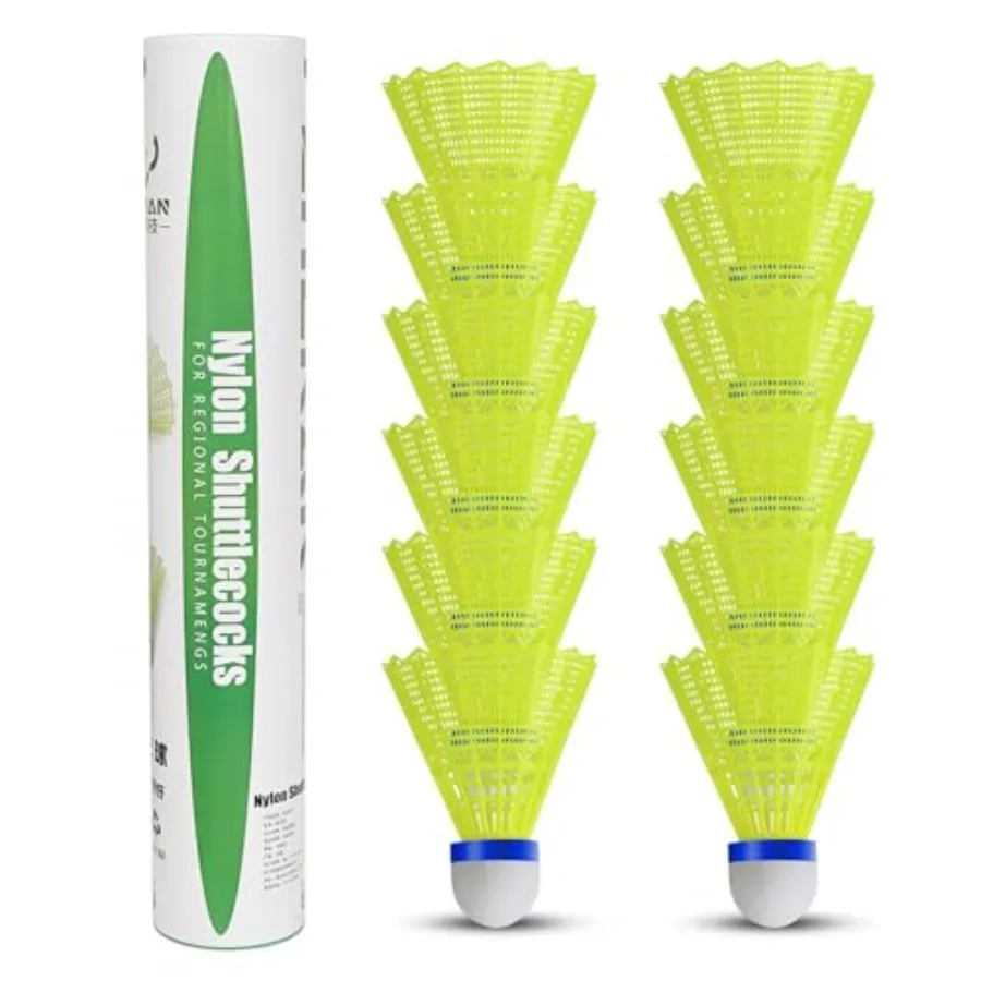 Goose Feather Badminton Shuttl - đánh giá và giá Nylon Shuttlecock 12